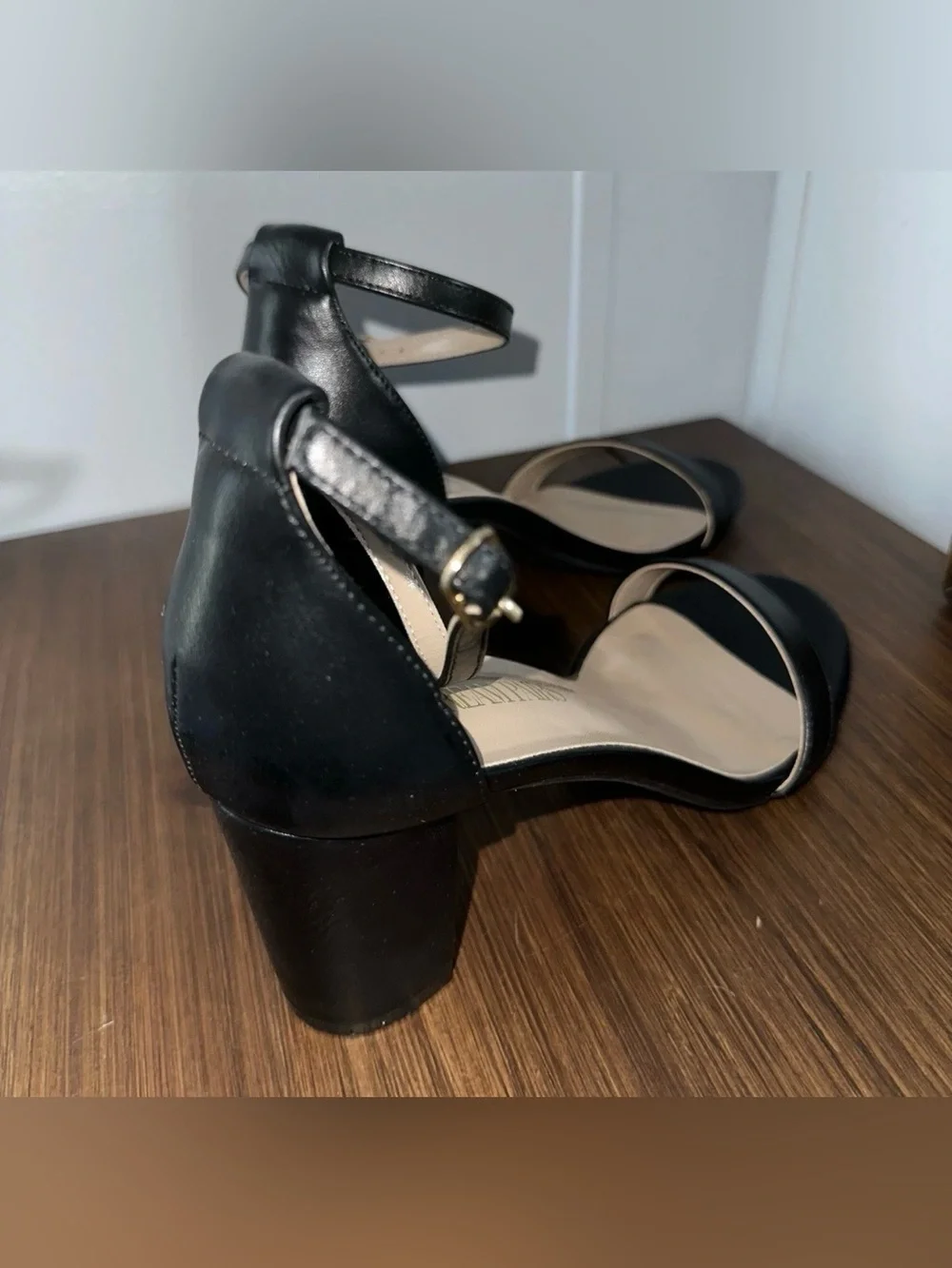 Brand New DREAM PAIRS Women’s 9 Dress Sandals Black Open Toe Heels Ankle Strap